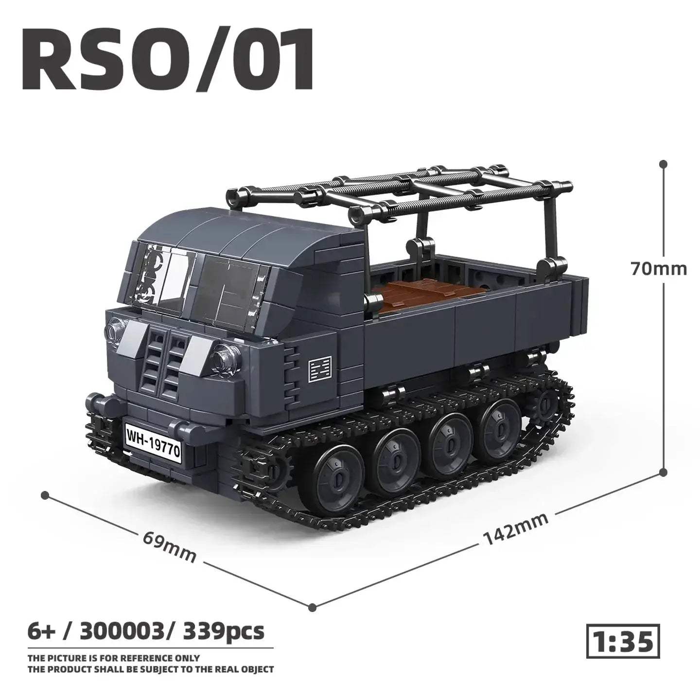 World War II Tank Model Toy Building Blocks Compatible Lego - ToylandEU