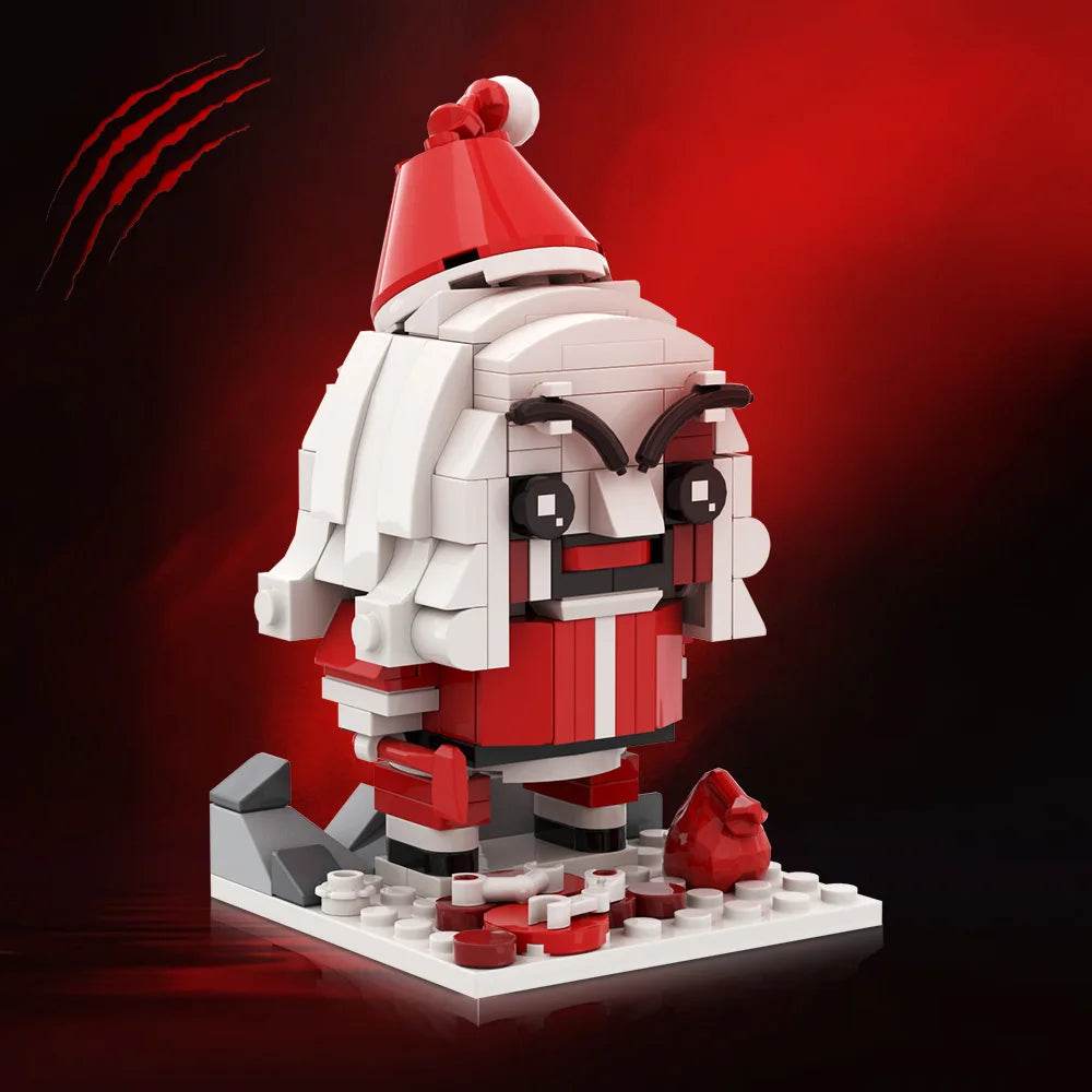 MOC Xmas Terrifier Brickheadz Horror Movie Doll Action Building Bricks MOC - ToylandEU