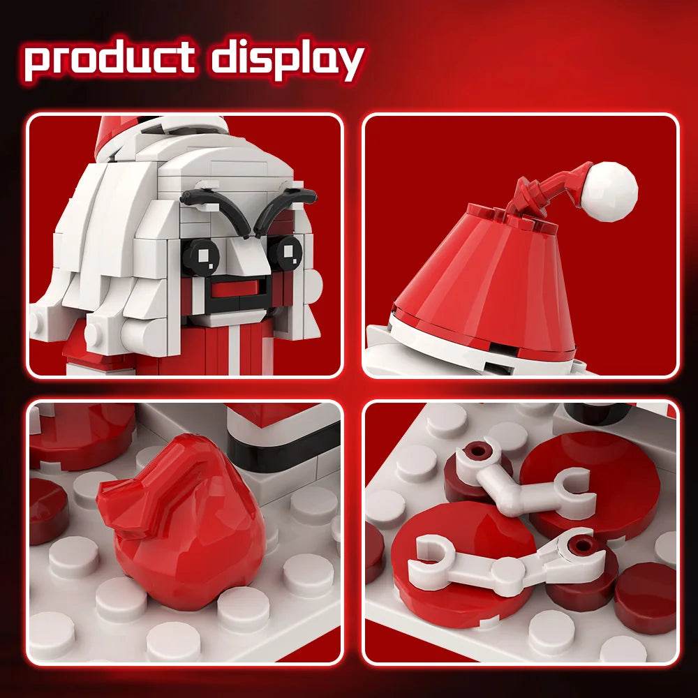 MOC Xmas Terrifier Brickheadz Horror Movie Doll Action Building Bricks MOC - ToylandEU