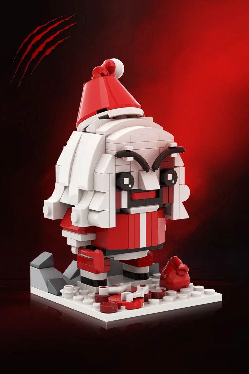 MOC Xmas Terrifier Brickheadz Horror Movie Doll Action Building Bricks MOC - ToylandEU