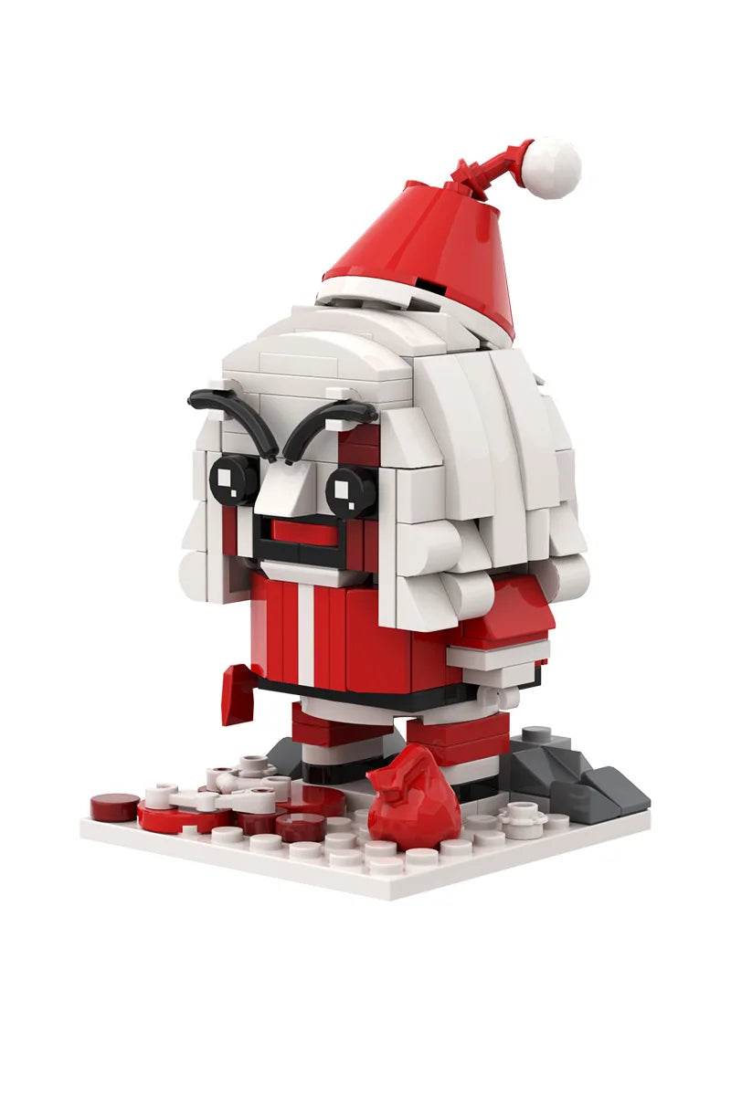 MOC Xmas Terrifier Brickheadz Horror Movie Doll Action Building Bricks MOC - ToylandEU