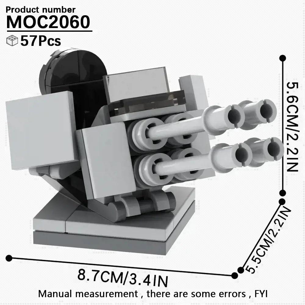  MOOXI Movie Space Wars Prop Cannon Anti-Aircraft Guns Supply Packs Adult Building Blocks Set MOC Brick Model Kit DIY Diorama Toy -  ToylandEU™