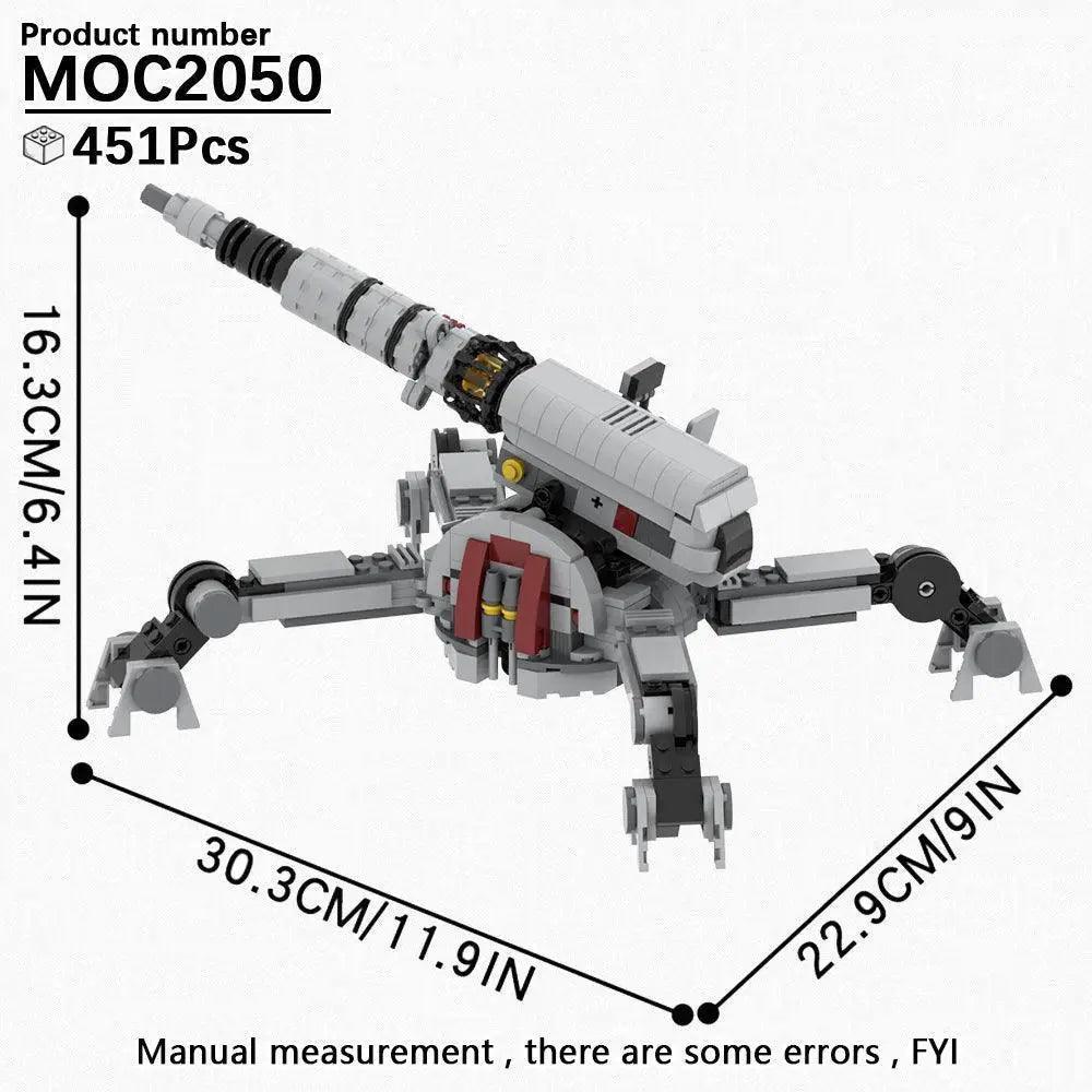  MOOXI Movie Space Wars Prop Cannon Anti-Aircraft Guns Supply Packs Adult Building Blocks Set MOC Brick Model Kit DIY Diorama Toy -  ToylandEU™
