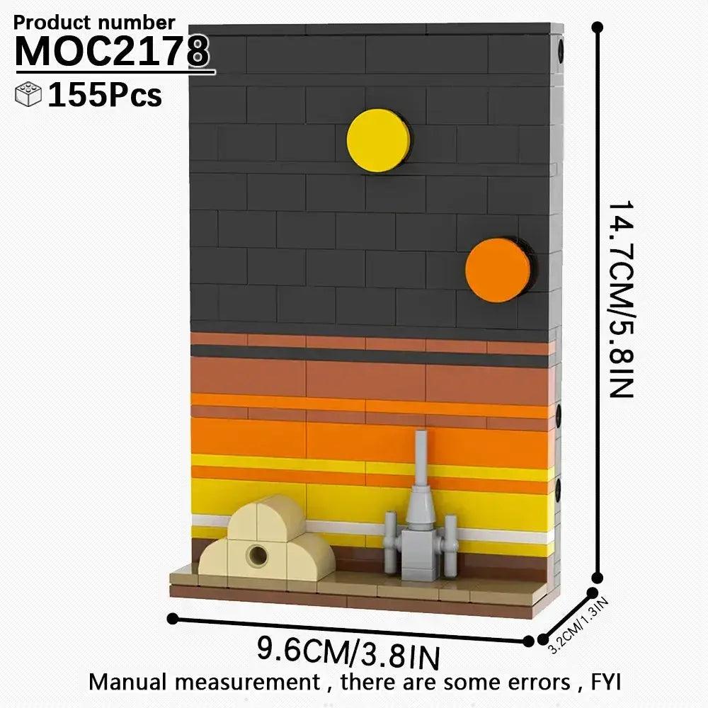  MOOXI Movie Space Wars Prop Cannon Anti-Aircraft Guns Supply Packs Adult Building Blocks Set MOC Brick Model Kit DIY Diorama Toy -  ToylandEU™