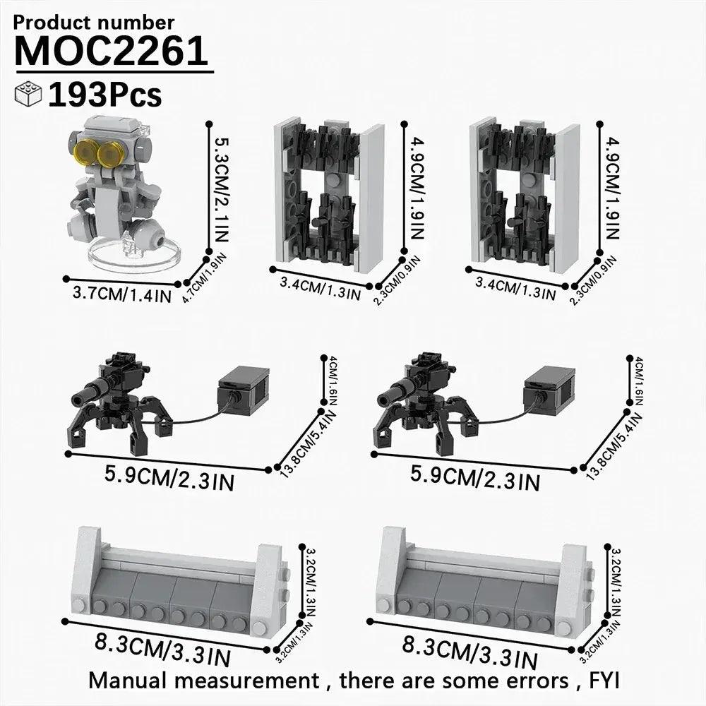  MOOXI Movie Space Wars Prop Cannon Anti-Aircraft Guns Supply Packs Adult Building Blocks Set MOC Brick Model Kit DIY Diorama Toy -  ToylandEU™