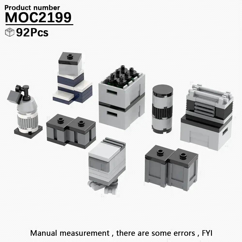  MOOXI Movie Space Wars Prop Cannon Anti-Aircraft Guns Supply Packs Adult Building Blocks Set MOC Brick Model Kit DIY Diorama Toy -  ToylandEU™
