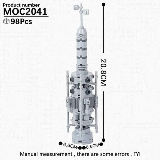  MOOXI Movie Space Wars Prop Cannon Anti-Aircraft Guns Supply Packs Adult Building Blocks Set MOC Brick Model Kit DIY Diorama Toy -  ToylandEU™