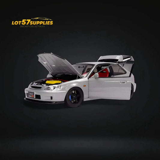  MOTORHELIX Honda Civic Type-R EK9 Nardo Grey 1:18 -  ToylandEU™