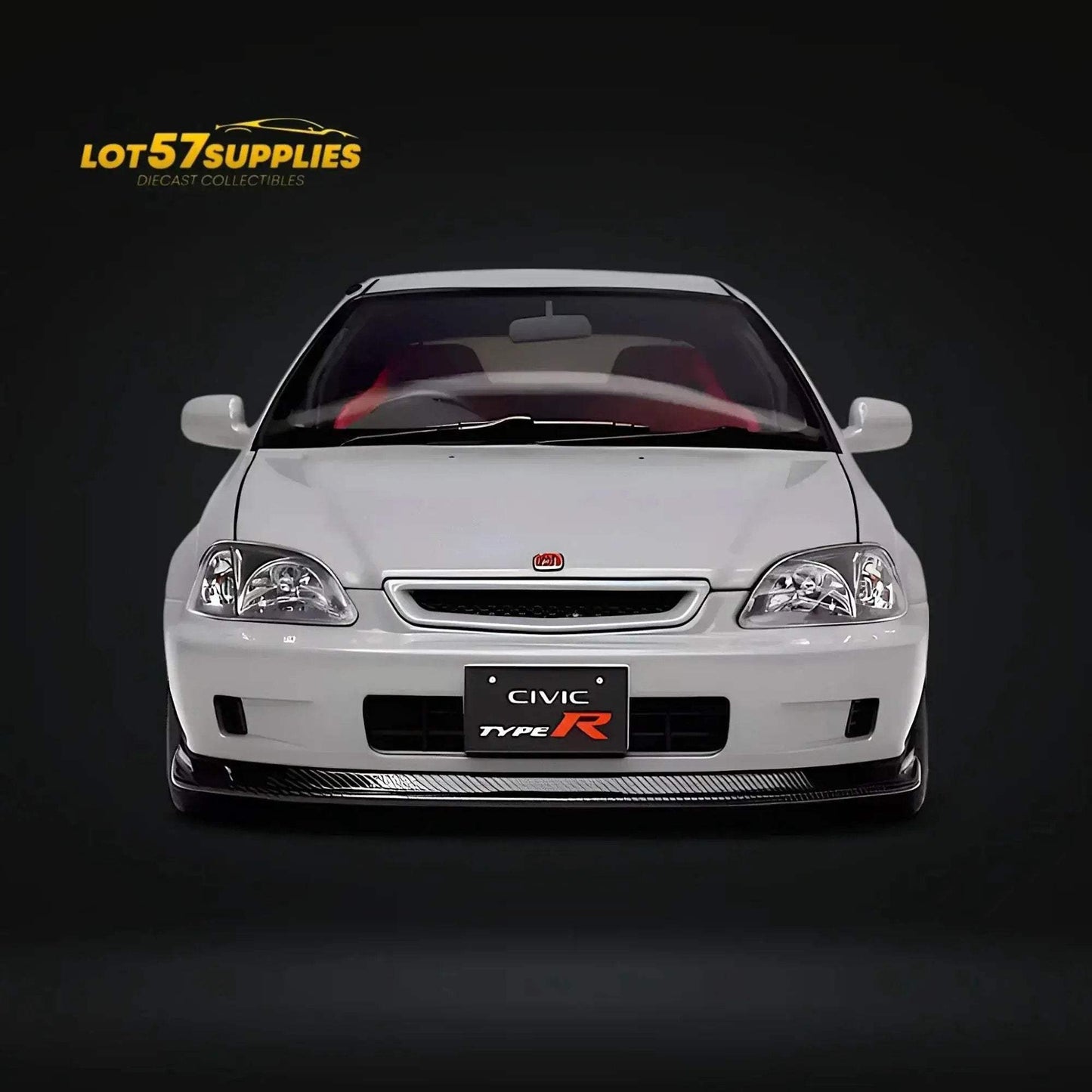 MOTORHELIX Honda Civic Type-R EK9 Nardo Grey With SW388 Wheels 1:18 - ToylandEU