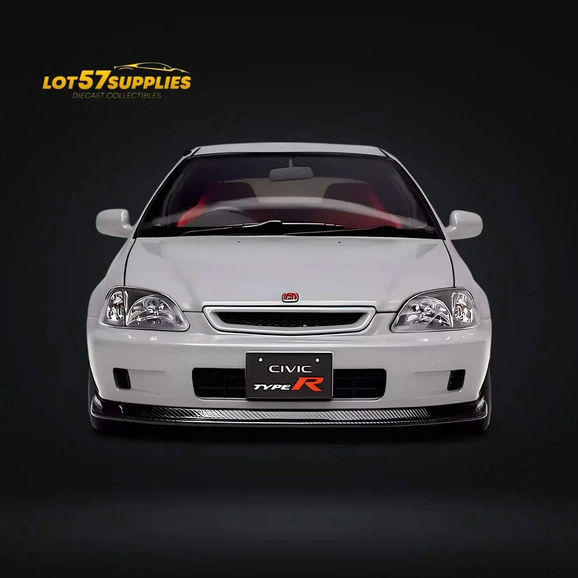 MOTORHELIX Honda Civic Type-R EK9 Nardo Grey With SW388 Wheels 1:18 - ToylandEU