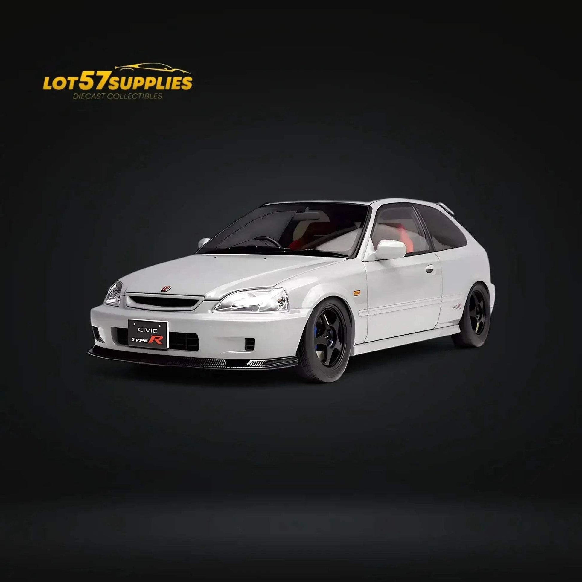 MOTORHELIX Honda Civic Type-R EK9 Nardo Grey With SW388 Wheels 1:18 - ToylandEU