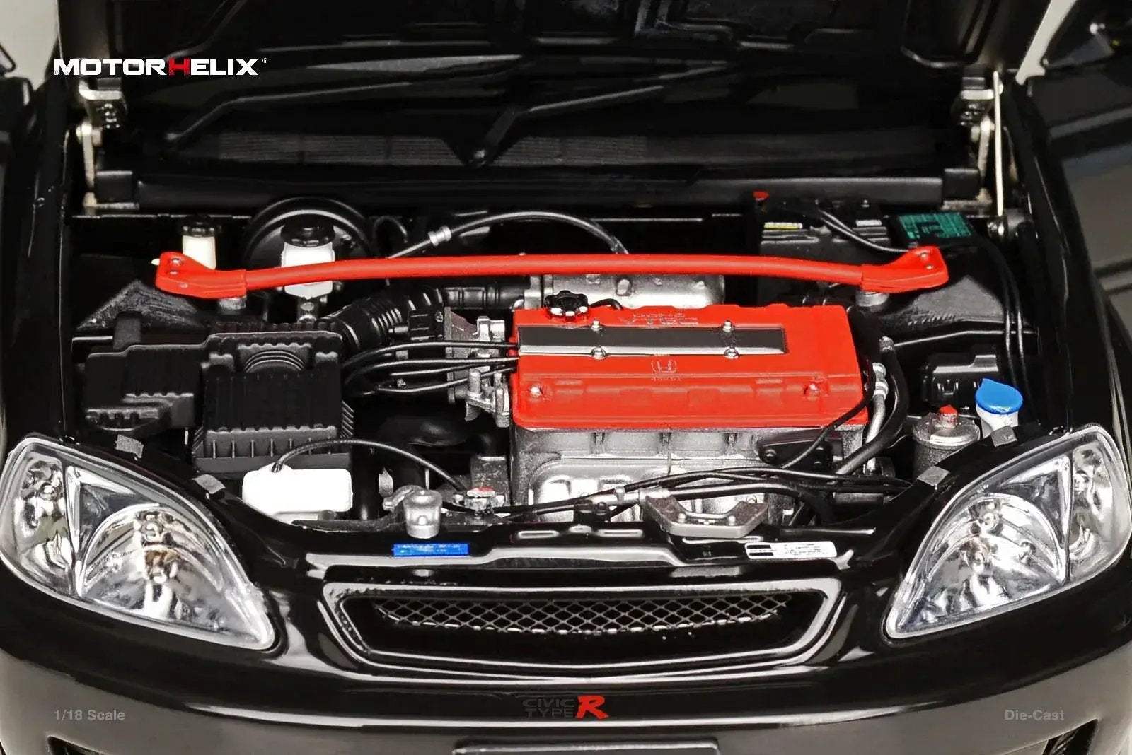 MOTORHELIX Honda Civic Type-R EK9-120 SILVER 1:18 - ToylandEU