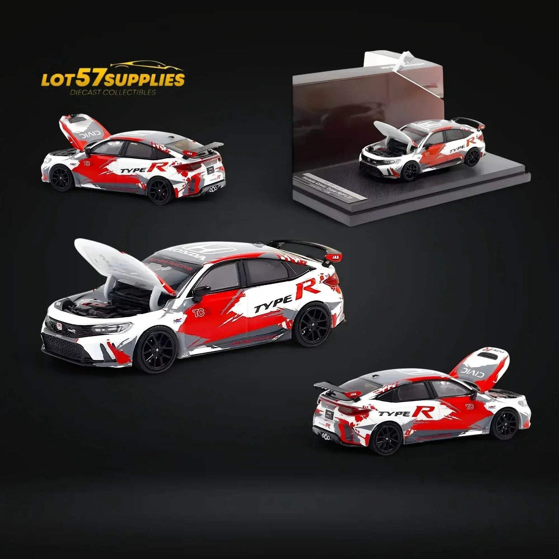 MOTORHELIX Honda Civic Type R FL5 TRC Livery 1:64 - ToylandEU