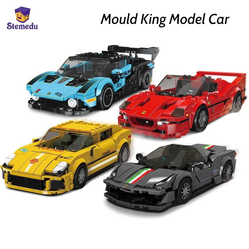 MOULD KING MOC Roadster Model Smart Car DIY Building Blocks - ToylandEU