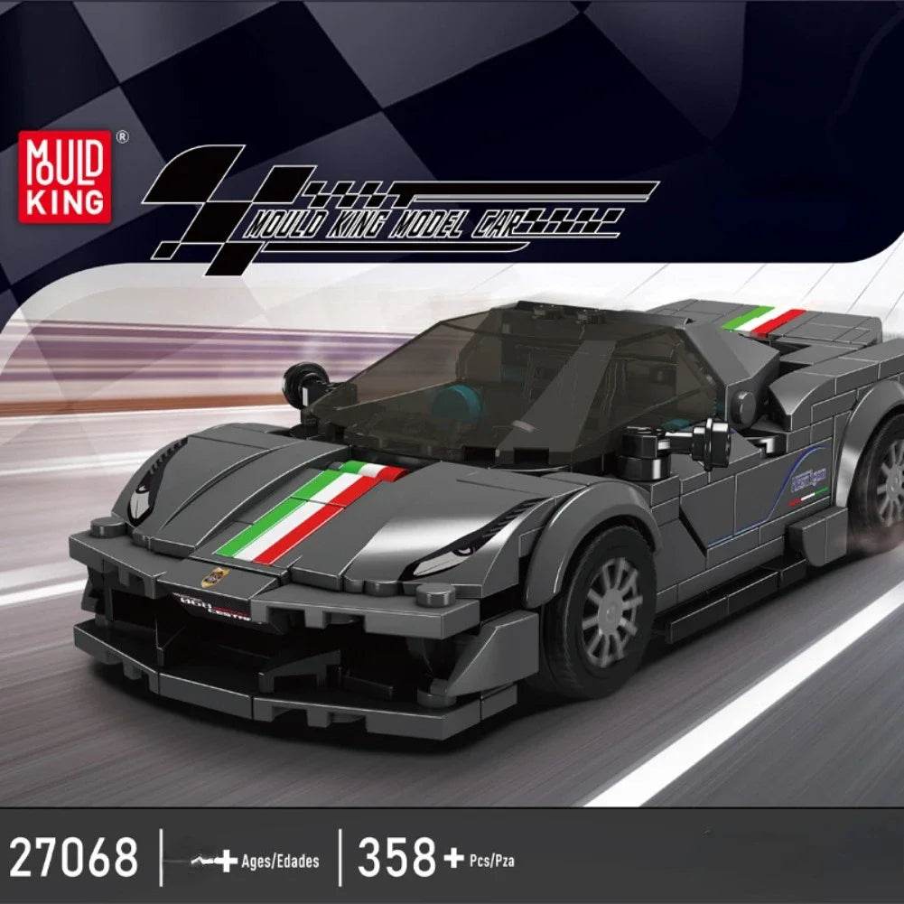 MOULD KING MOC Roadster Model Smart Car DIY Building Blocks - ToylandEU