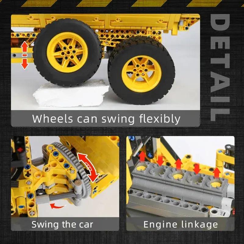  MOULD KING RC Dump Truck App Controlled Educational Toy -  ToylandEU™