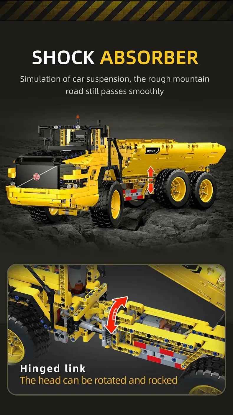  MOULD KING RC Dump Truck App Controlled Educational Toy -  ToylandEU™