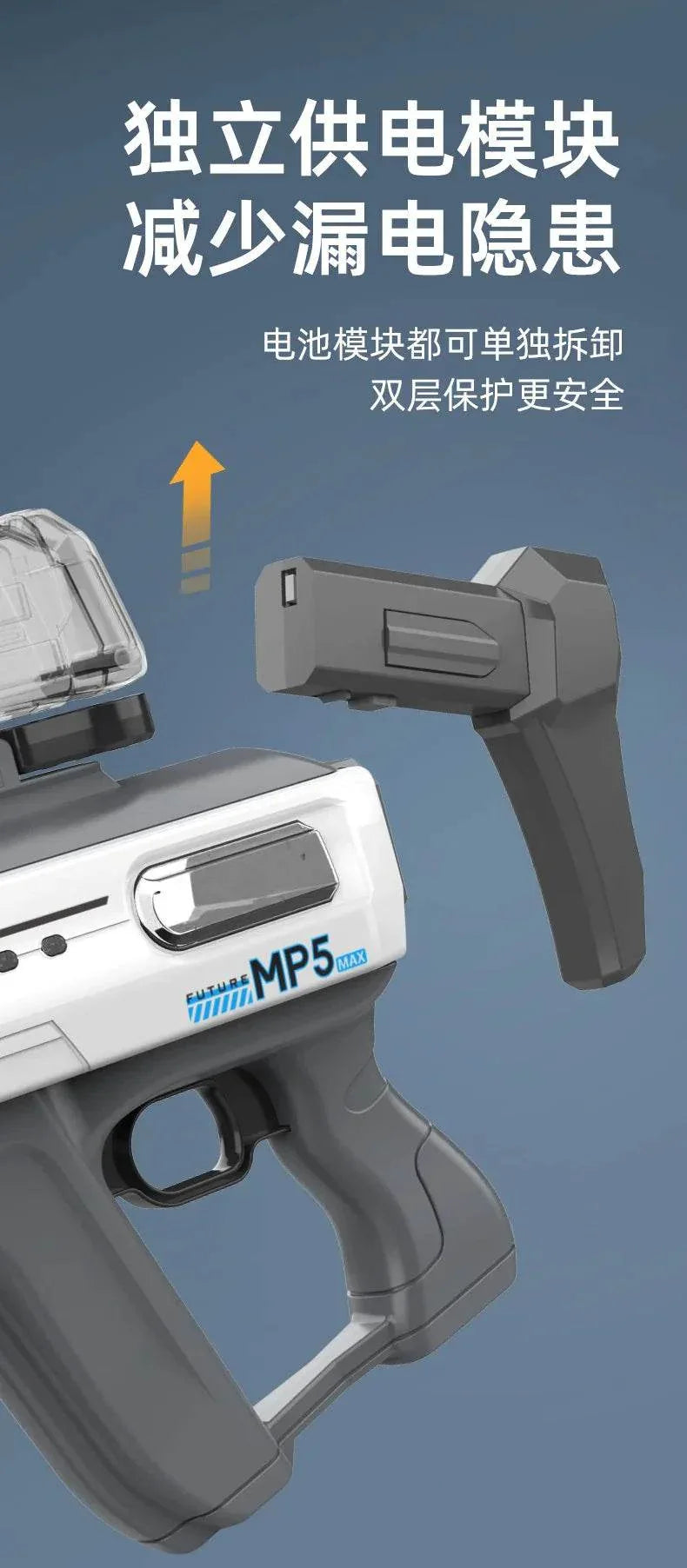 MP5 Shark Water Gun Toys Full Automatic Electric Water Guns - ToylandEU