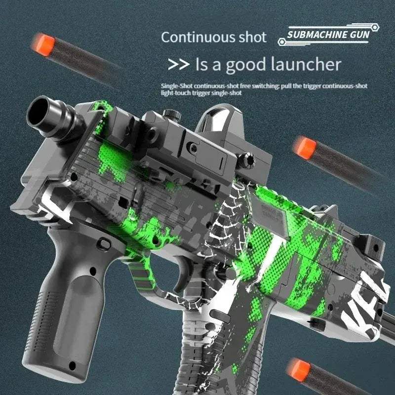 MP9 Foam Dart Blaster Toy Gun For Outdoor Safe Battle - ToylandEU