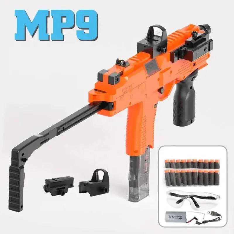  MP9 Foam Dart Blaster Toy Gun Outdoor Safe Battle Pro -  ToylandEU™