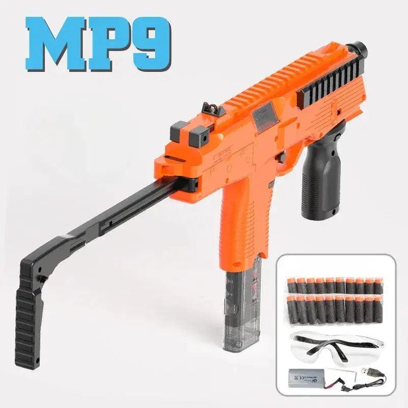  MP9 Foam Dart Blaster Toy Gun Outdoor Safe Battle Pro -  ToylandEU™