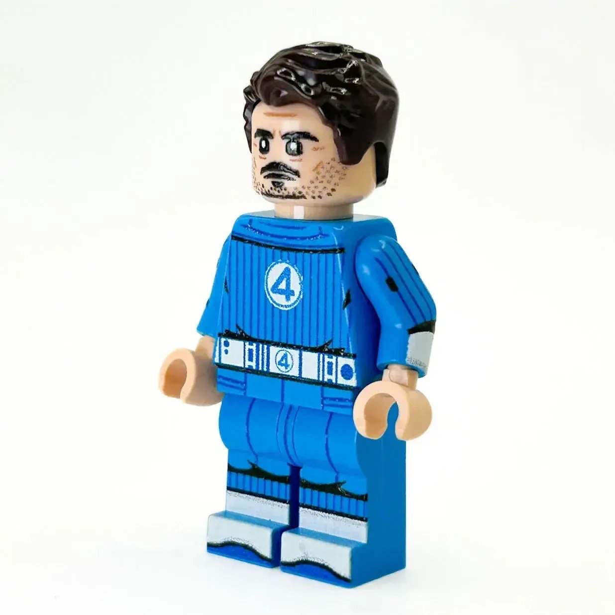 Custom LEGO Figure Mr Fanplastic With Authentic LEGO Parts - ToylandEU
