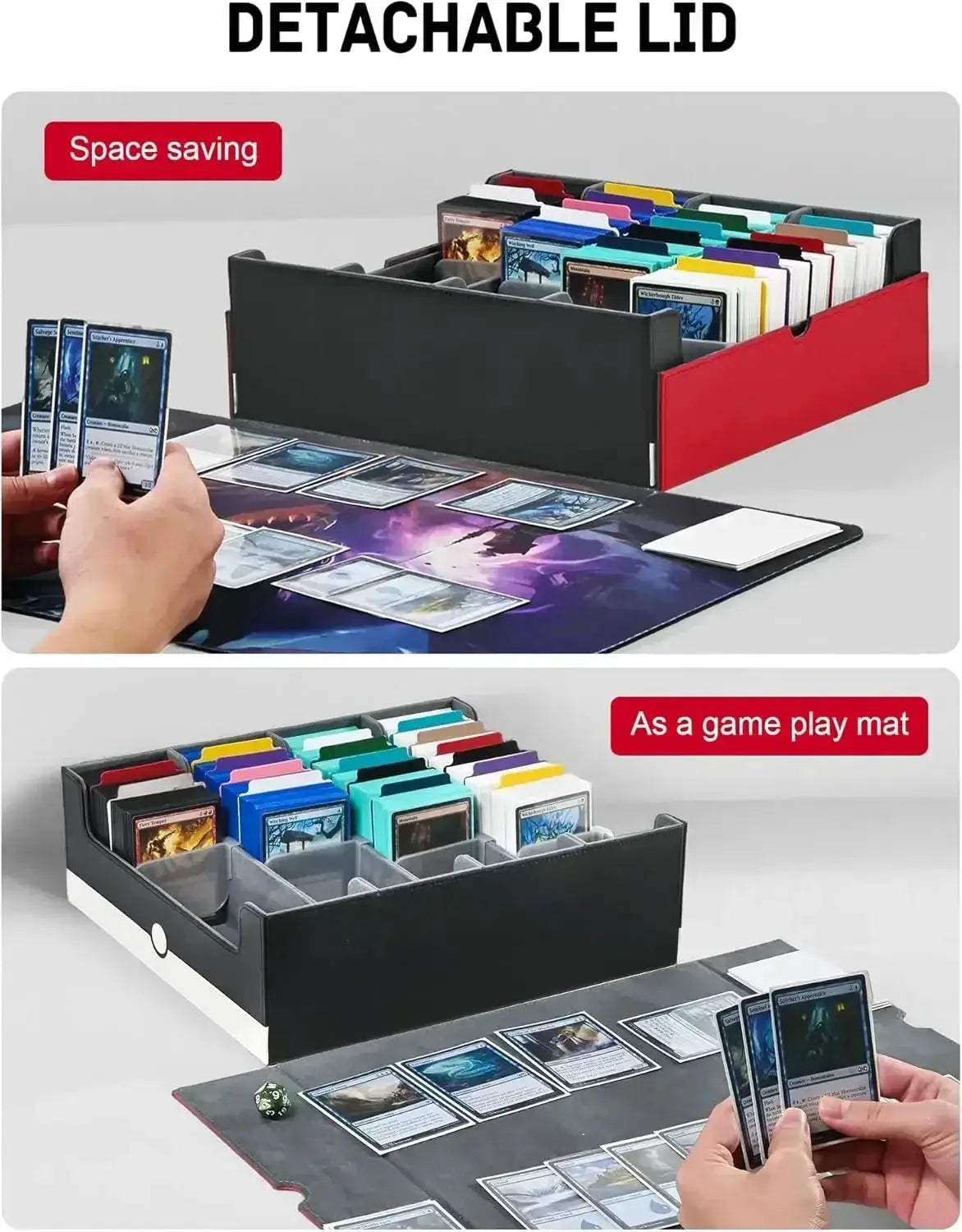 MTG Card Storage Box Holds Over 3000 Cards Large Capacity - ToylandEU