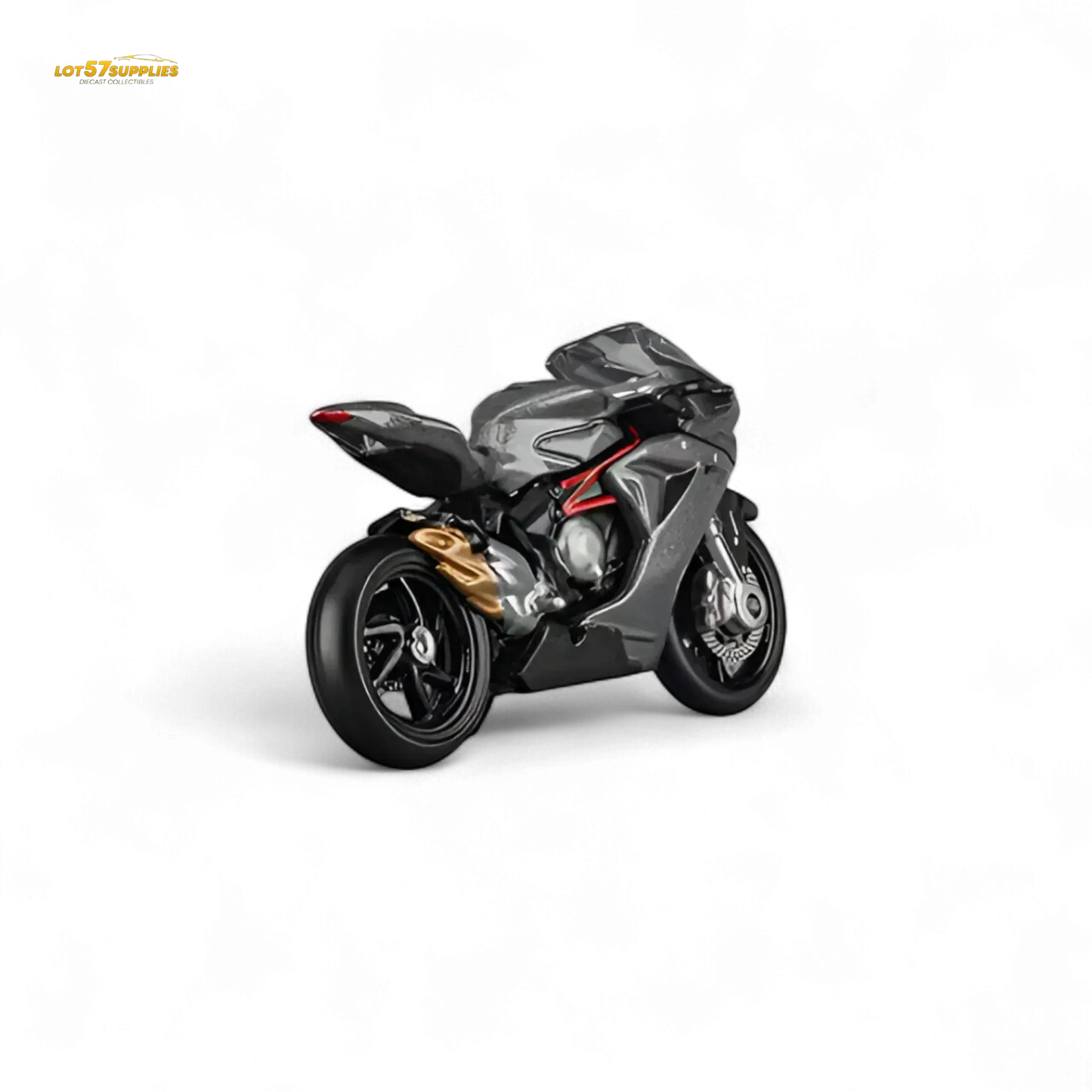 MV Agusta F3 Rosso Diecast Model 1:64 In Metallic Gray - ToylandEU