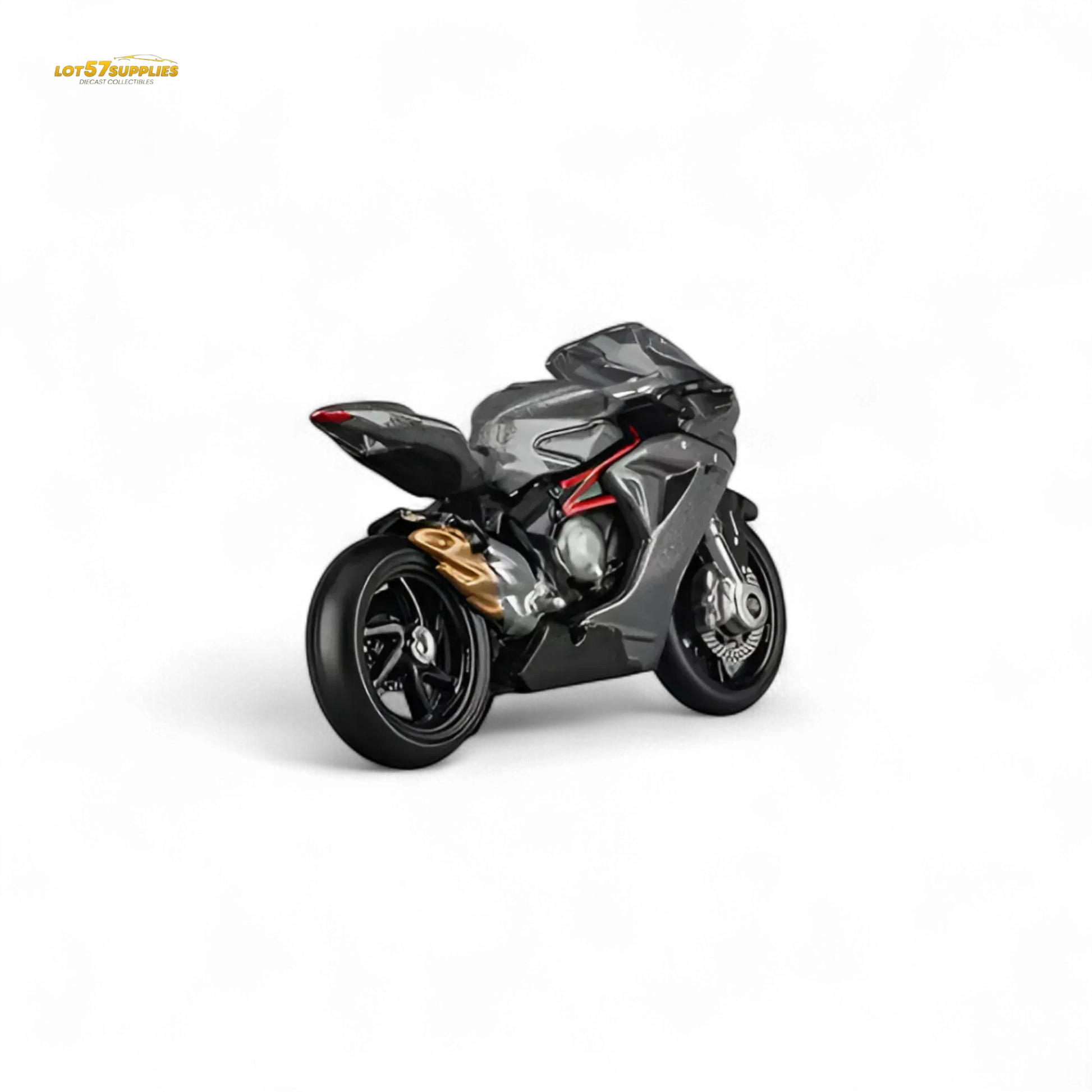 MV Agusta F3 Rosso Diecast Model 1:64 In Metallic Gray - ToylandEU
