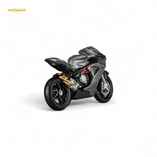 MV Agusta F3 Rosso Diecast Model 1:64 In Metallic Gray - ToylandEU