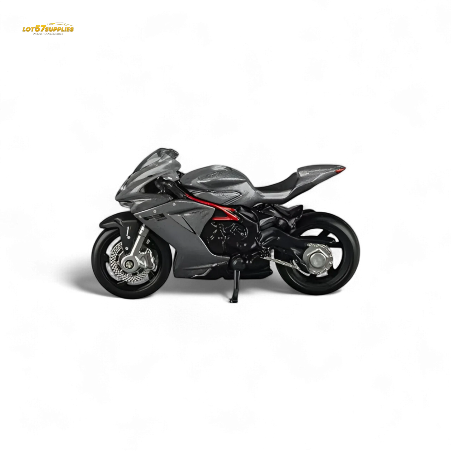 MV Agusta F3 Rosso Diecast Model 1:64 In Metallic Gray - ToylandEU