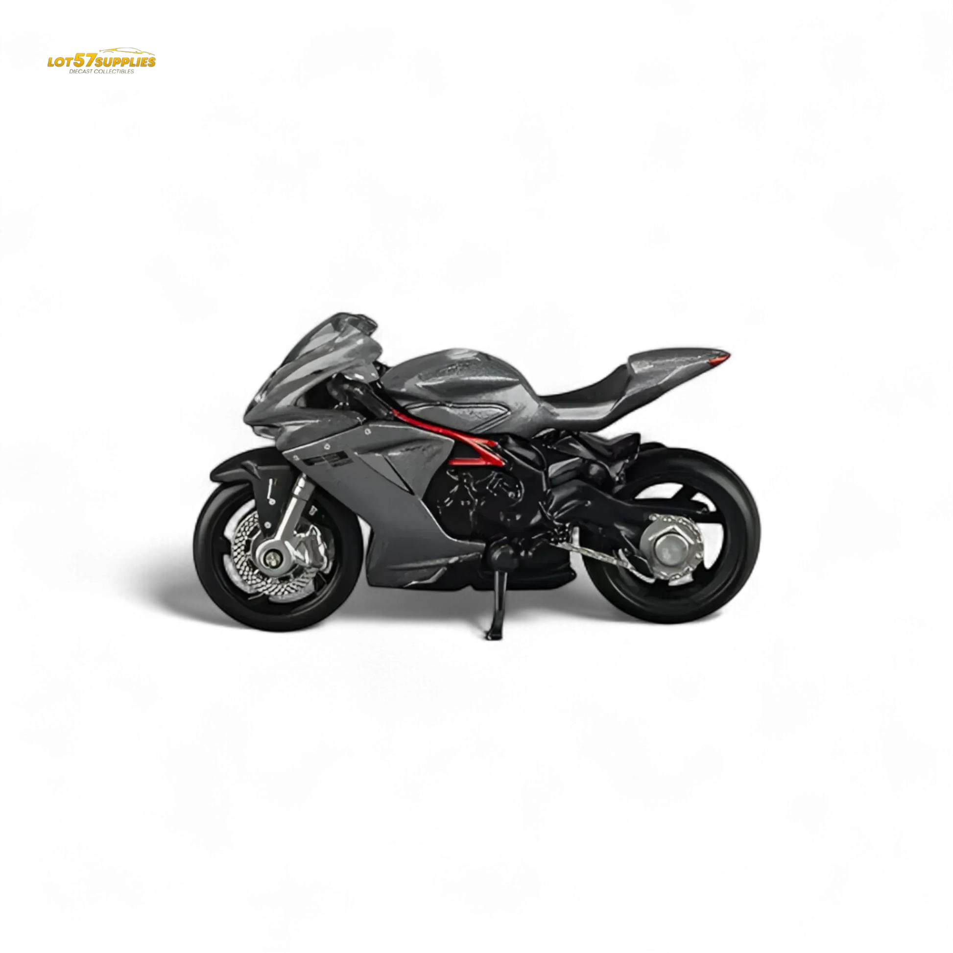 MV Agusta F3 Rosso Diecast Model 1:64 In Metallic Gray - ToylandEU