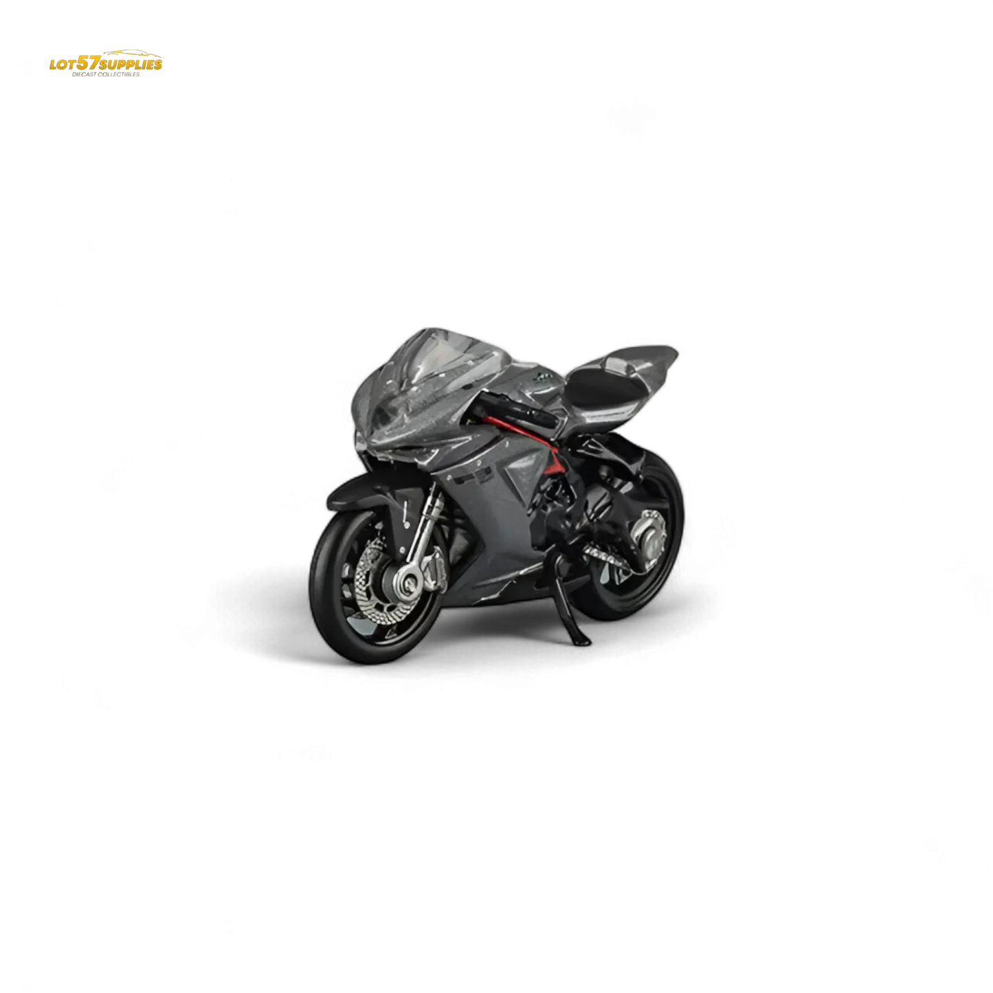 MV Agusta F3 Rosso Diecast Model 1:64 In Metallic Gray - ToylandEU
