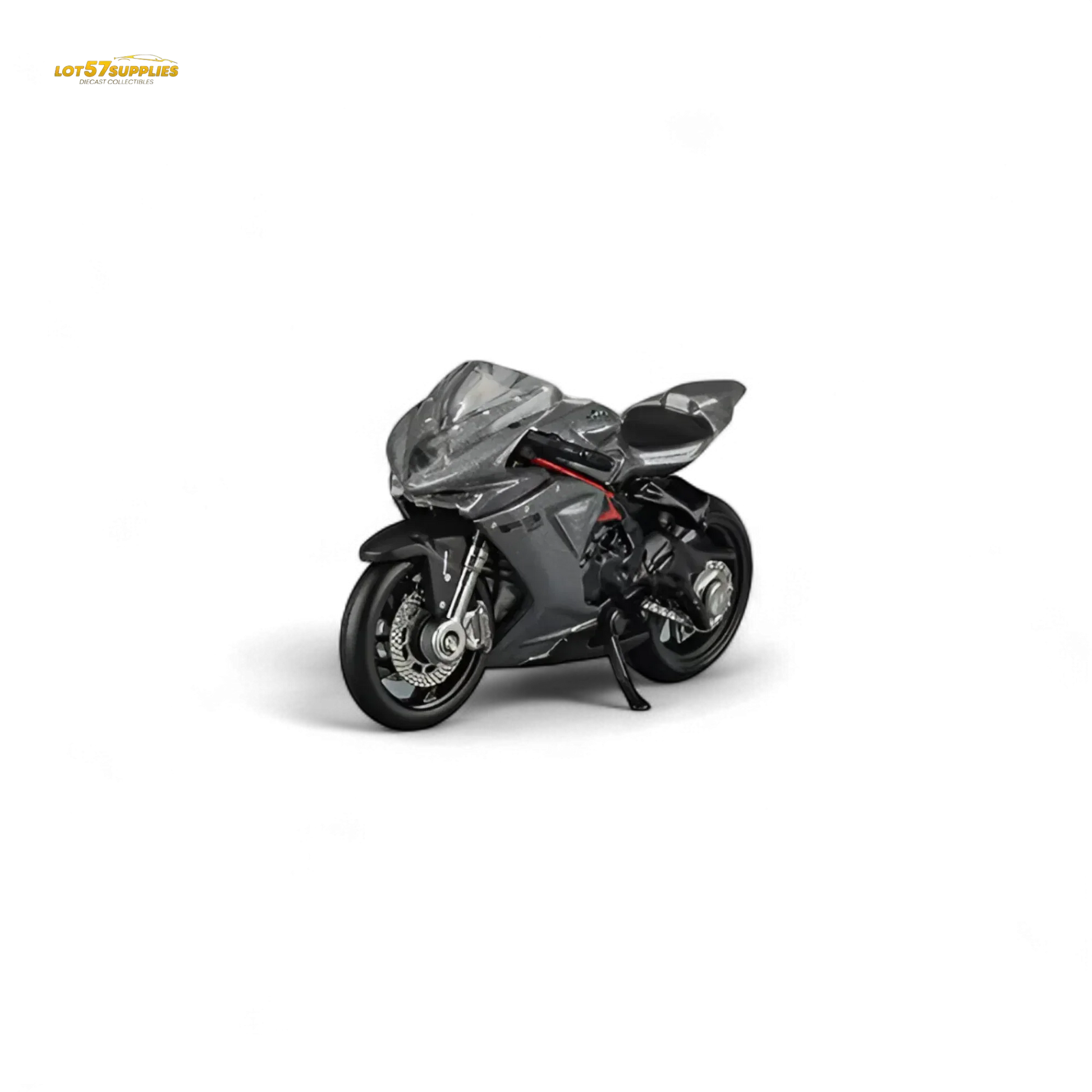 MV Agusta F3 Rosso Diecast Model 1:64 In Metallic Gray - ToylandEU