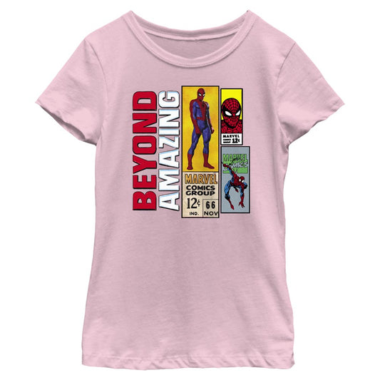 Girl's Marvel Spider-Man Beyond Amazing SPIDEY TWELVE CENTS T-Shirt