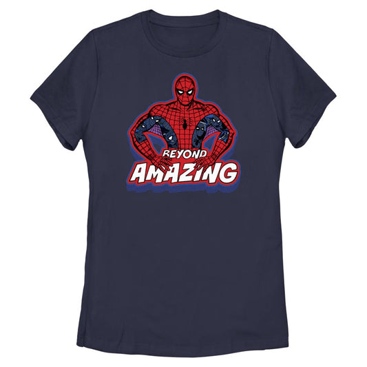 Women's Marvel Spider-Man Beyond Amazing SPIDEY POSE BEYOND T-Shirt