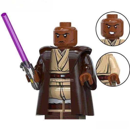  Mace Windu LEGO Minifigure Star Wars Purple Lightsaber -  ToylandEU™