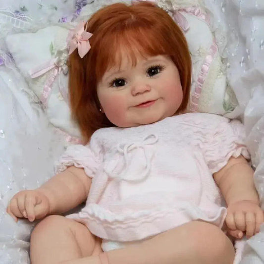  Maddie Reborn Doll Full Body Silicone Vinyl Rooted Hair -  ToylandEU™
