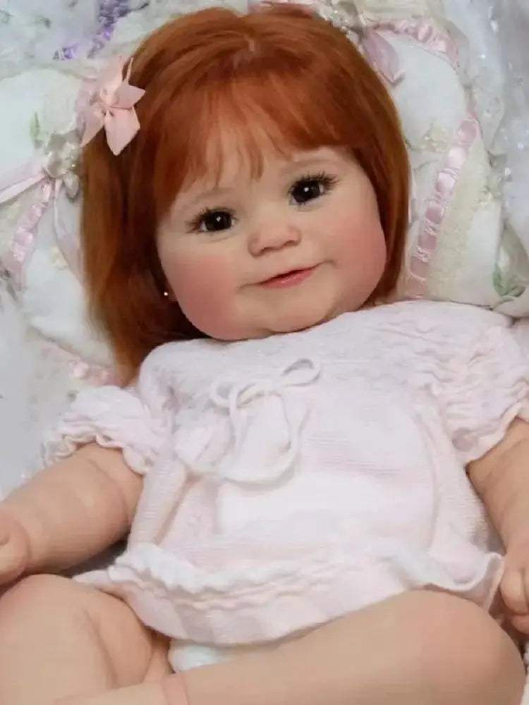  Maddie Reborn Doll Full Body Silicone Vinyl Rooted Hair -  ToylandEU™