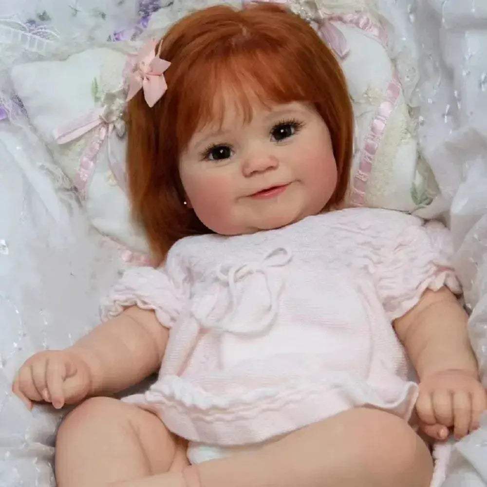 Maddie Reborn Doll Full Body Silicone Vinyl With Rooted Hair - ToylandEU