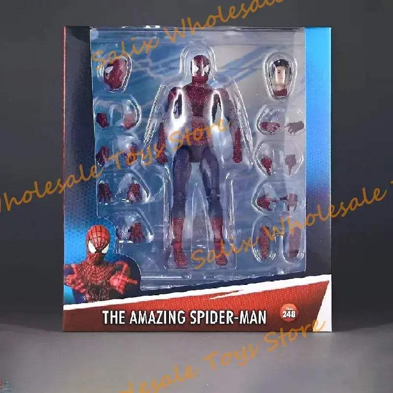 Mafex Spider Man 248 Action Figure Peter Parker Collectible - ToylandEU