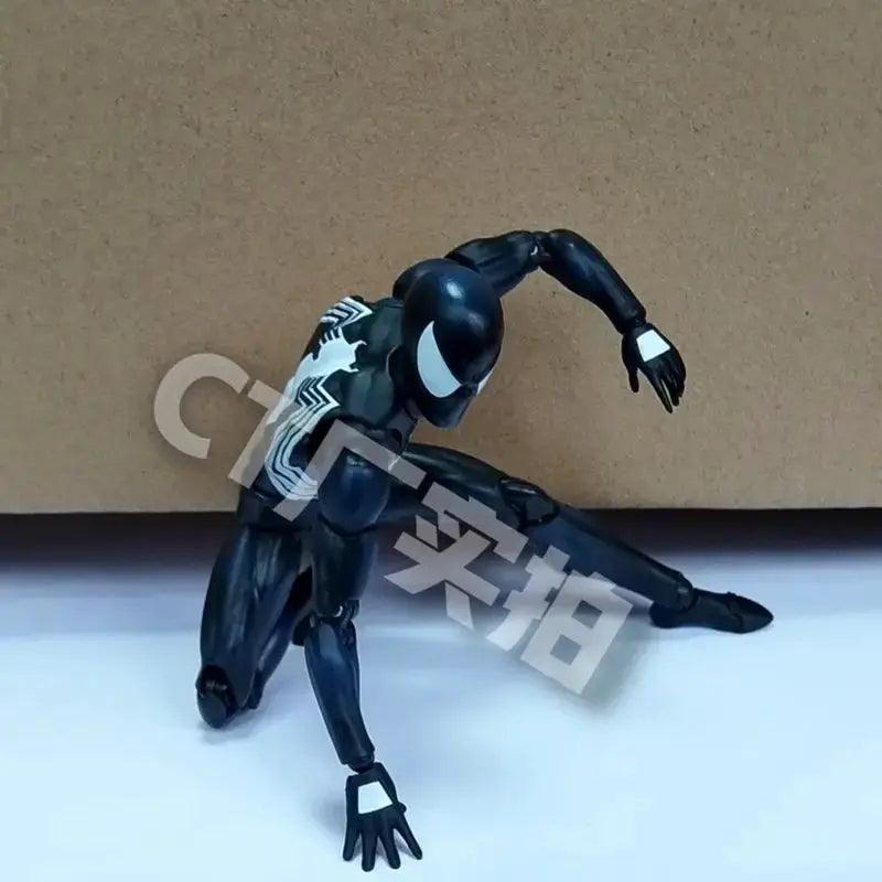  Mafex Spiderman Figure Black Suit Venom Official Bandai -  ToylandEU™