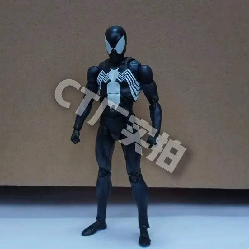 Mafex Spiderman Figure Symbiote Black Suit Venom Collectible - ToylandEU