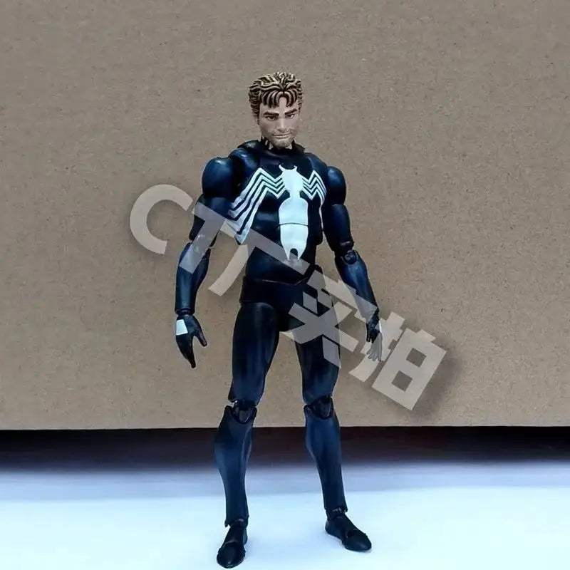 Mafex Spiderman Figure Symbiote Black Suit Venom Collectible - ToylandEU