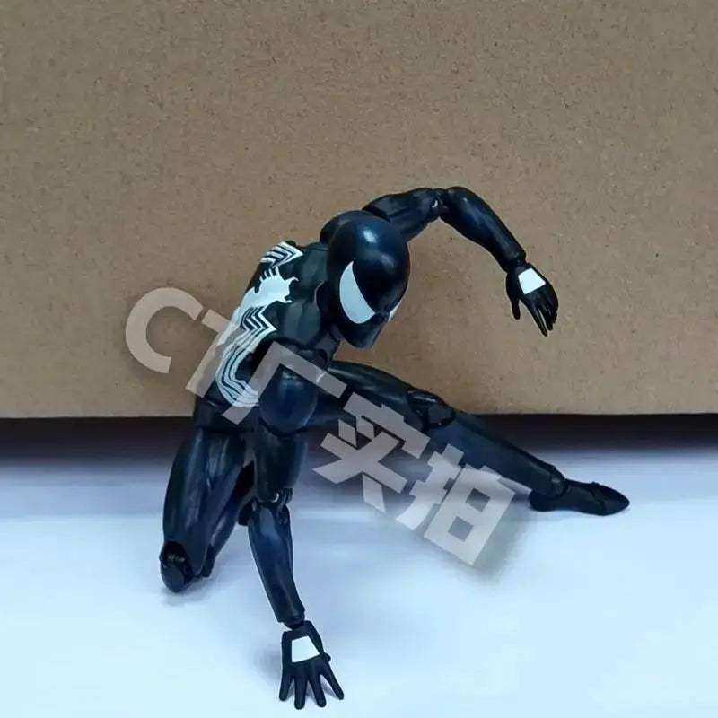 Mafex Spiderman Figure Symbiote Black Suit Venom Collectible - ToylandEU