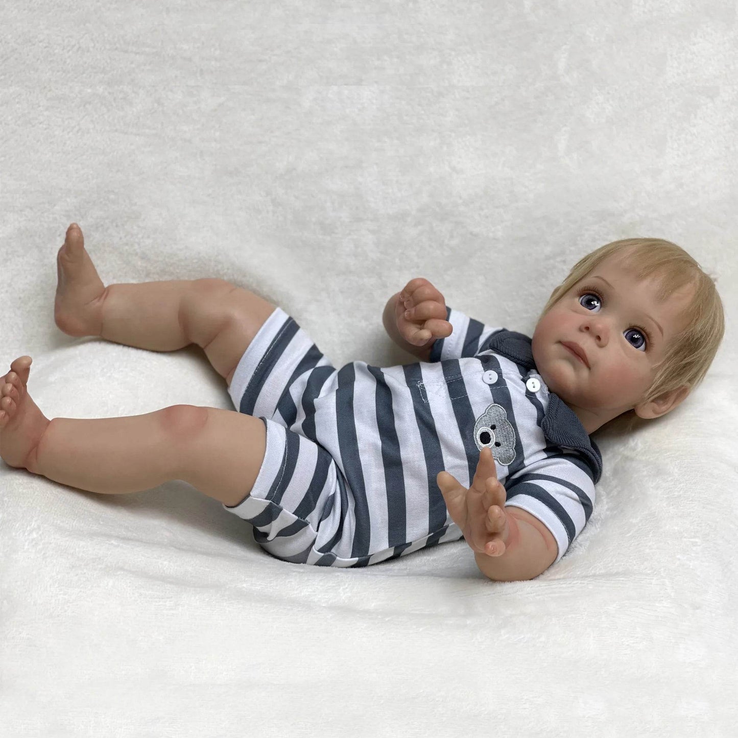 Maggie Reborn Boy Handsome Bebe Reborn Doll Handmade muñeca bebe reborn bebê reborn bebê reborn Realistic Gifts for Child - ToylandEU