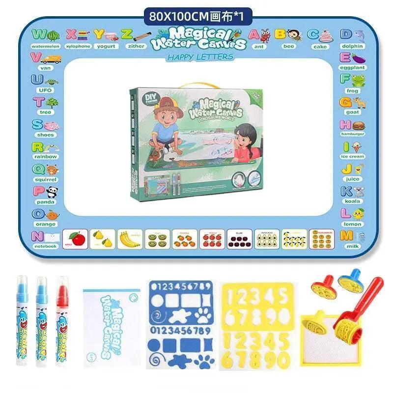  Magic Aqua Mat Doodle Set with Magic Pens - Educational Drawing Toy  -  ToylandEU™