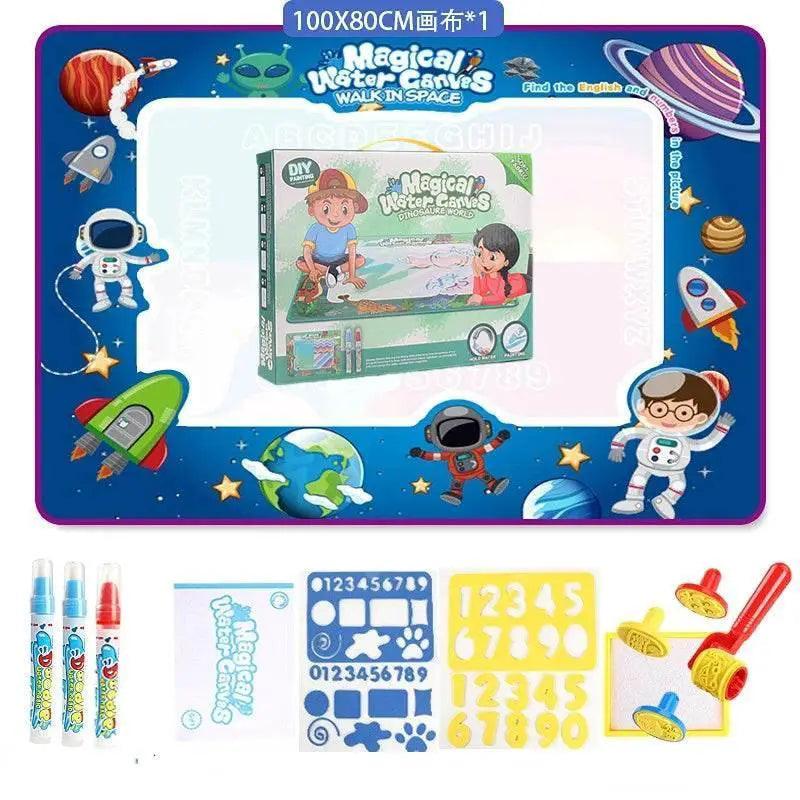  Magic Aqua Mat Doodle Set with Magic Pens - Educational Drawing Toy  -  ToylandEU™