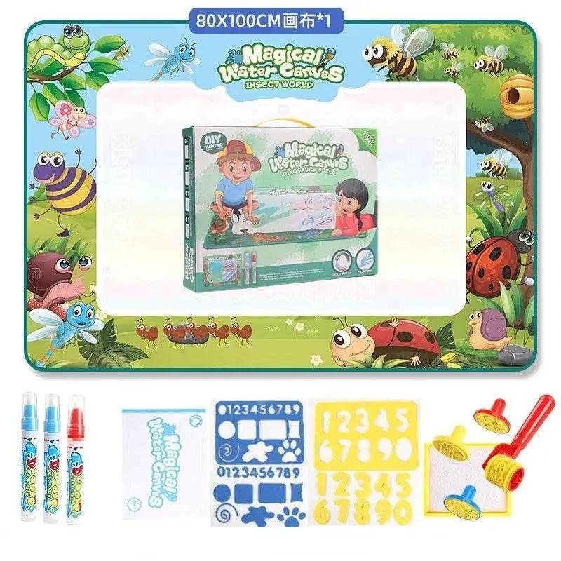  Magic Aqua Mat Doodle Set with Magic Pens - Educational Drawing Toy  -  ToylandEU™