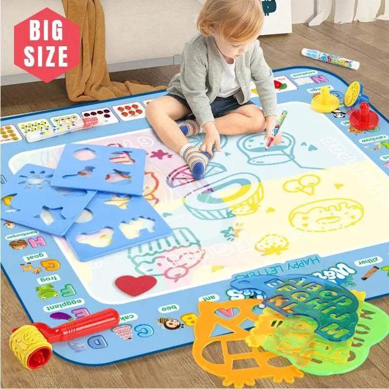  Magic Aqua Mat Doodle Set with Magic Pens - Educational Drawing Toy  -  ToylandEU™
